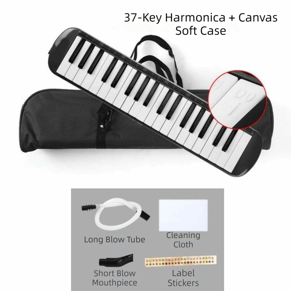 Musical Instrument Melodica - 37 Keys Melodica Instrument Soft Wrapped