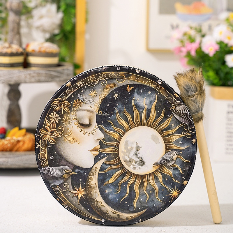 Musical Instrument Painting - Egyptian Music Drum Beautiful Painting Strikes