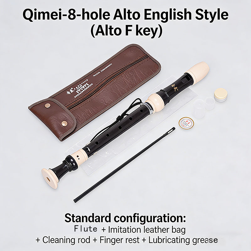 Recorder Baroque Style - 8-hole Alto Recorder F Key Vertical