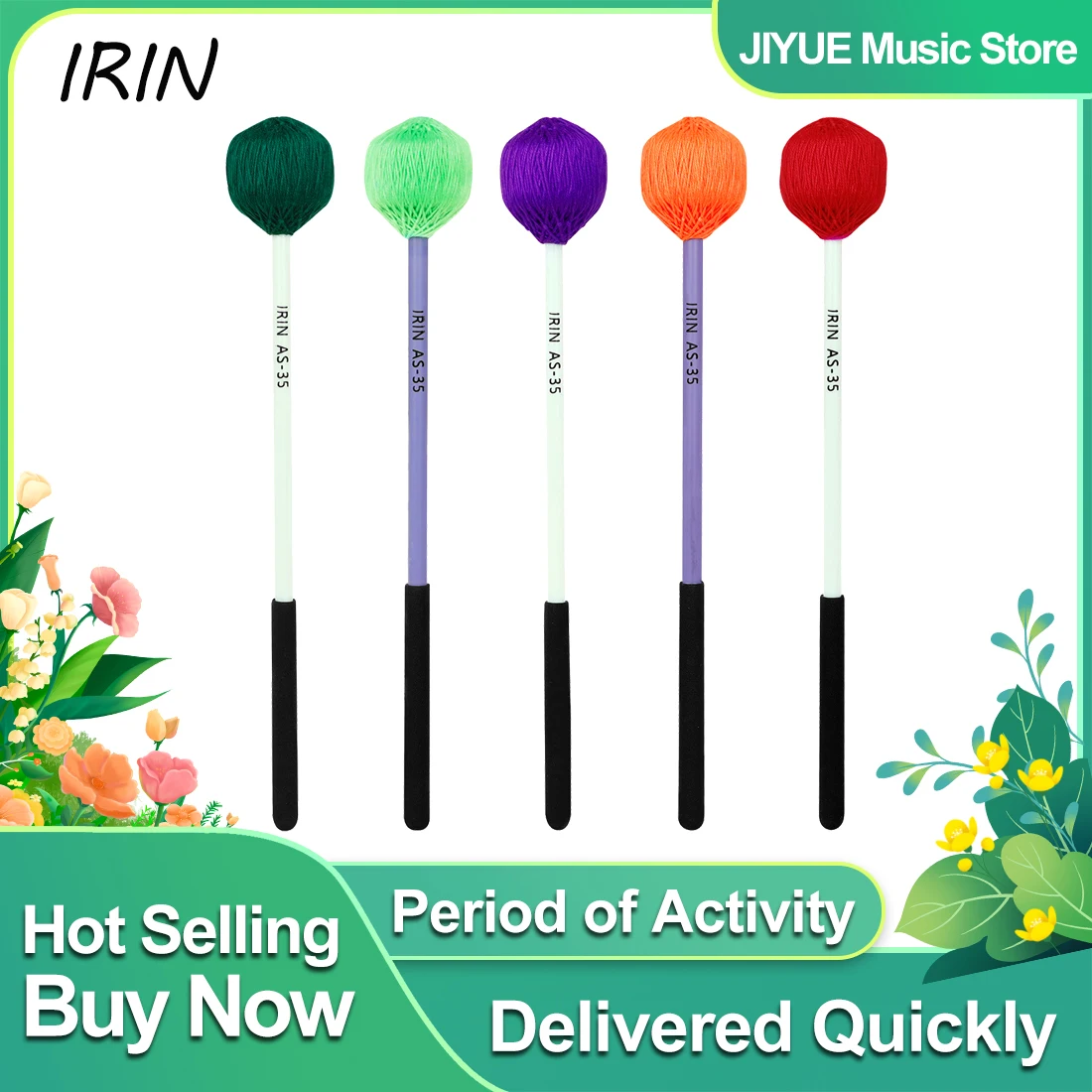 Musical Instrument Marimba - IRIN Marimba Mallets For Bass Percussion
