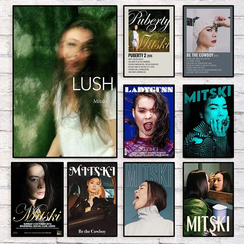 American Pop Singer MITSKI Art - Musical Instrument Painting review and price