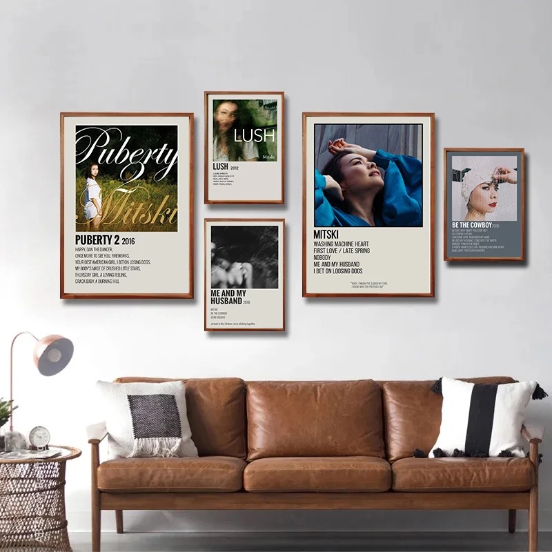 American Pop Singer MITSKI Art - Musical Instrument Painting review and price