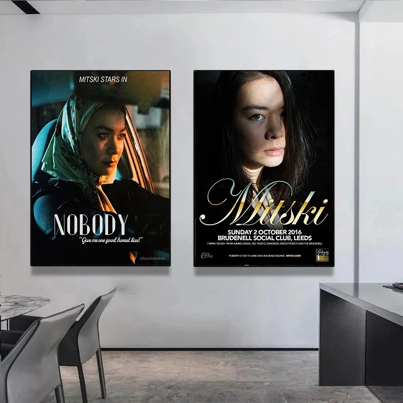 American Pop Singer MITSKI Art - Musical Instrument Painting review and price