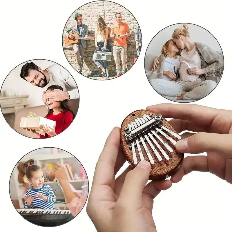 8 Key Mini Wooden Kalimba High - Musical Instrument Marimba review and price