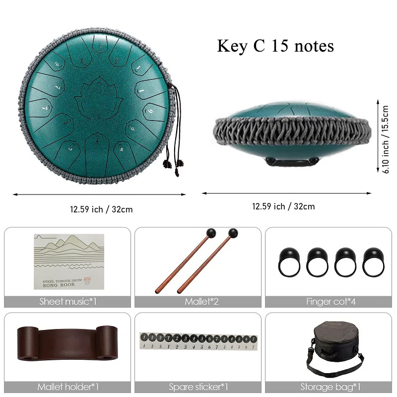 Hluru Glucophone Steel Tongue  - Musical Instrument Note review and price
