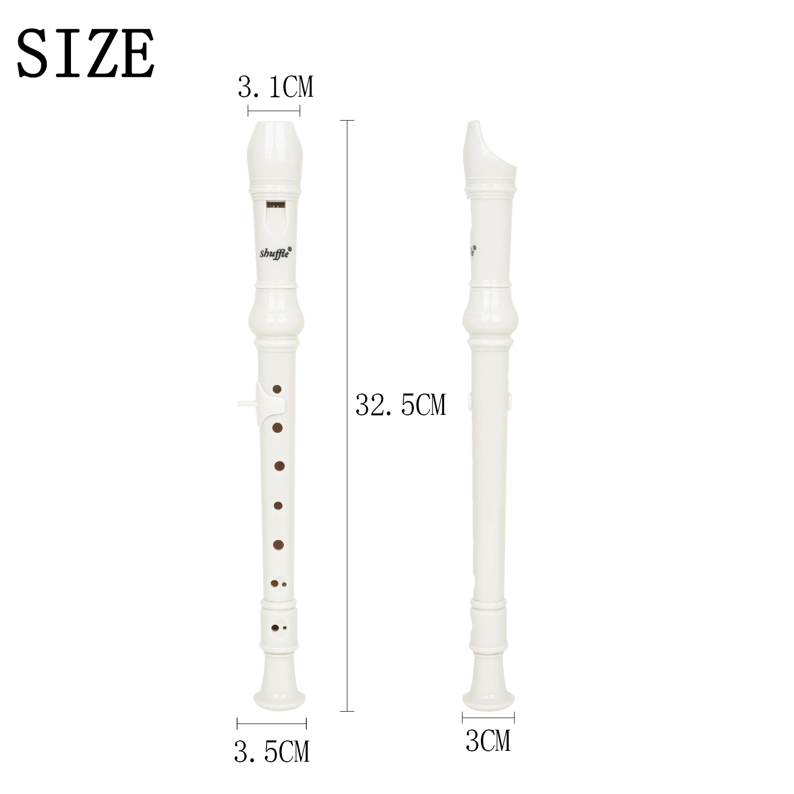 8 Holes Flute Baroque Style Fl - Recorder Baroque Style review and price