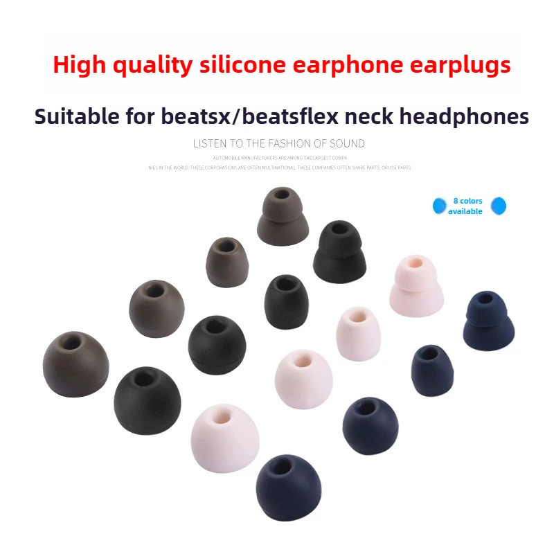 High Quality 4  Pair Silicone  - Beats Headphone Powerbeats Pro review and price