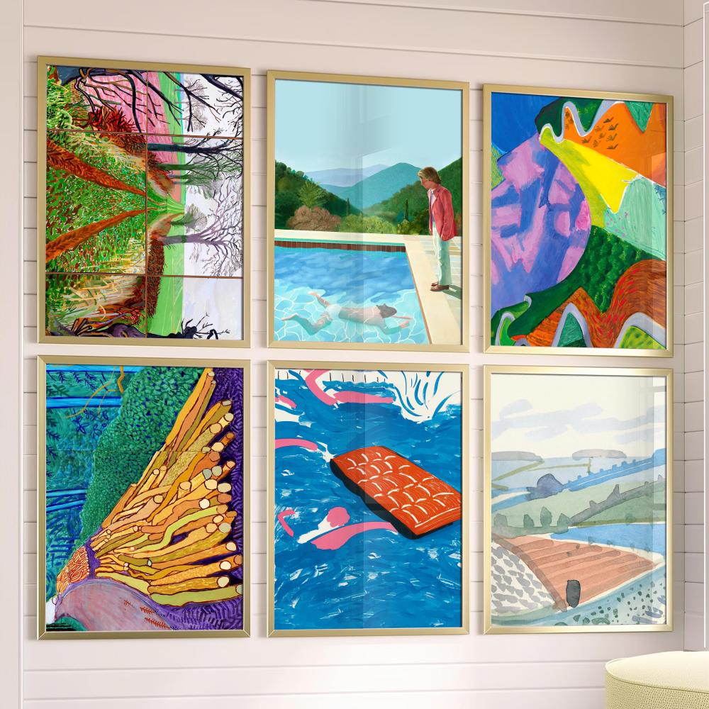 Art David Hockney Poster Music - Musical Instrument Painting review and price