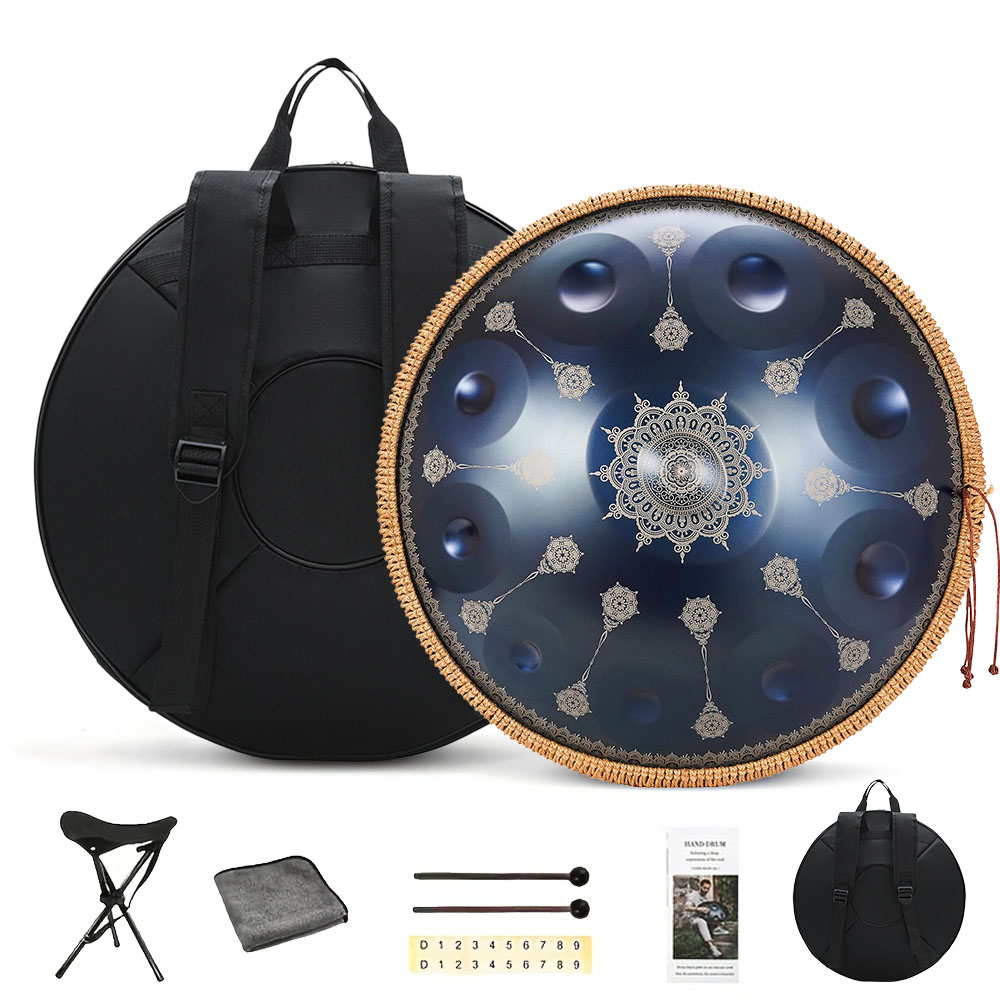 10 Notes Handpan Drum 22 Inch  - Musical Instrument Note review and price