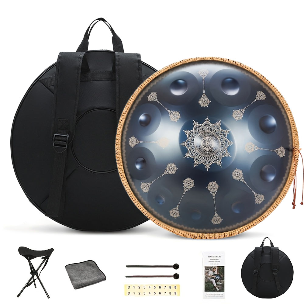 10 Notes Handpan Drum 22 Inch  - Musical Instrument Note review and price