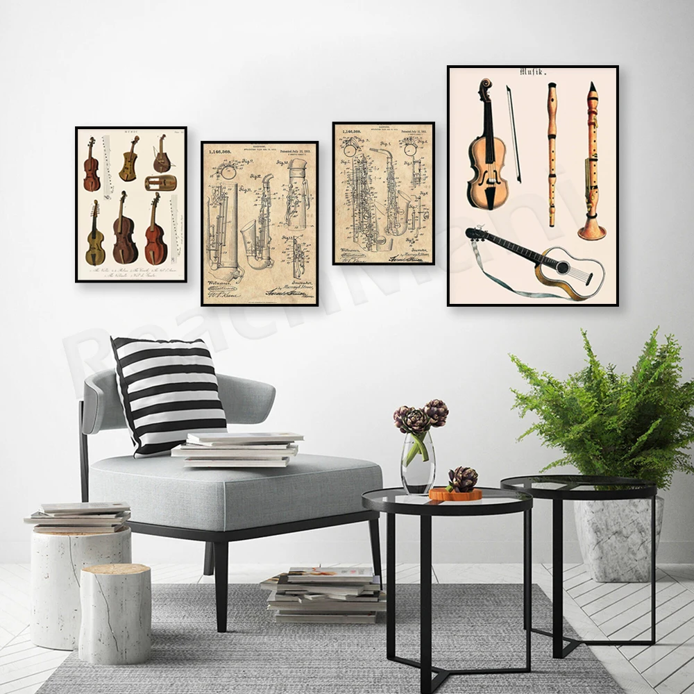 Music print, vintage violin vi - Musical Instrument Viola review and price