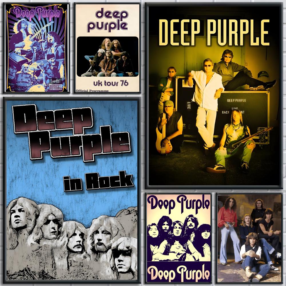 Hard Rock Band Music-Deep Purp - Musical Instrument Painting review and price