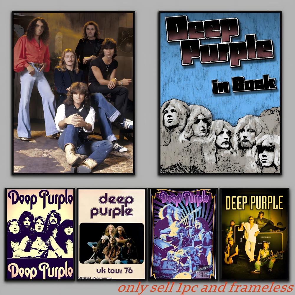 Hard Rock Band Music-Deep Purp - Musical Instrument Painting review and price