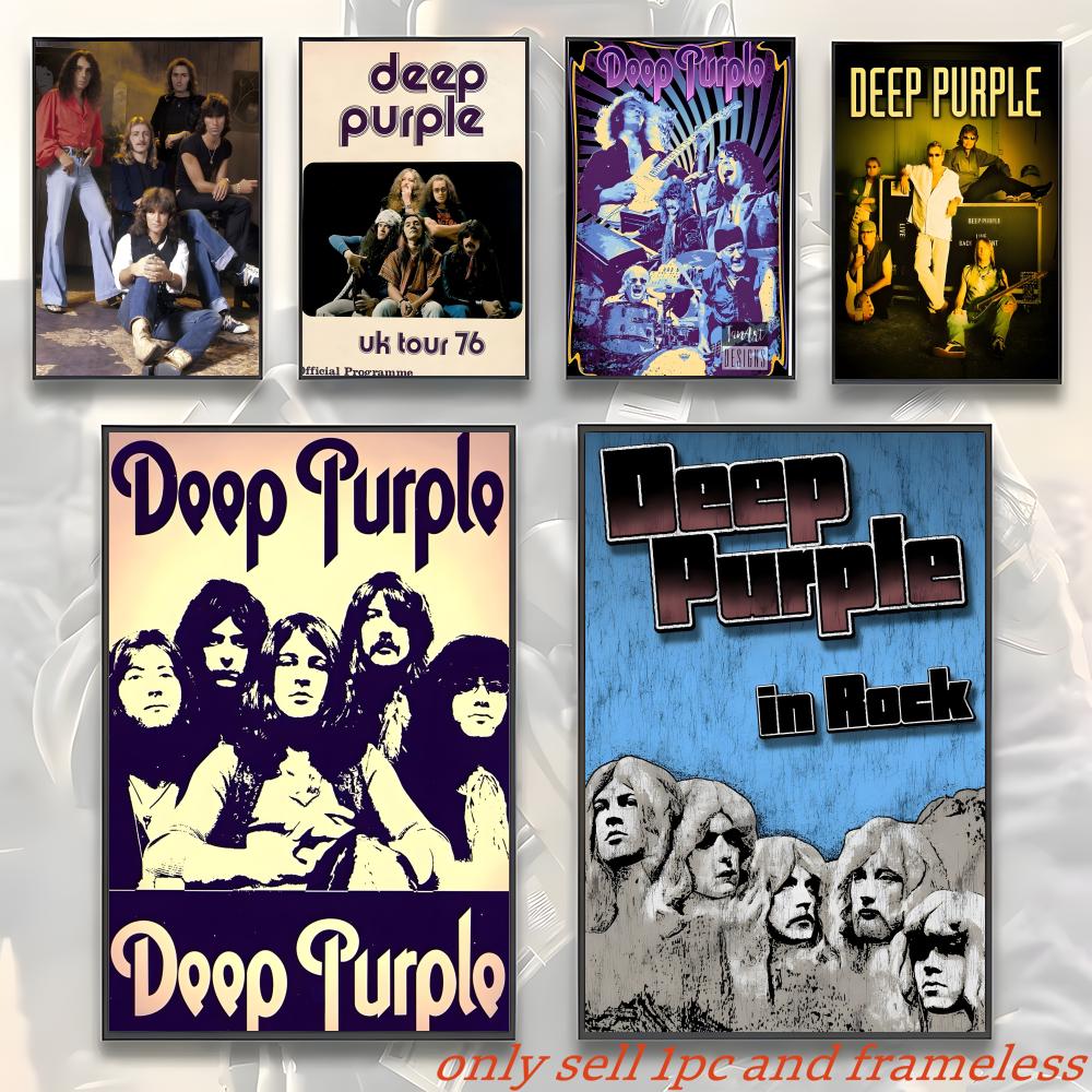 Hard Rock Band Music-Deep Purp - Musical Instrument Painting review and price