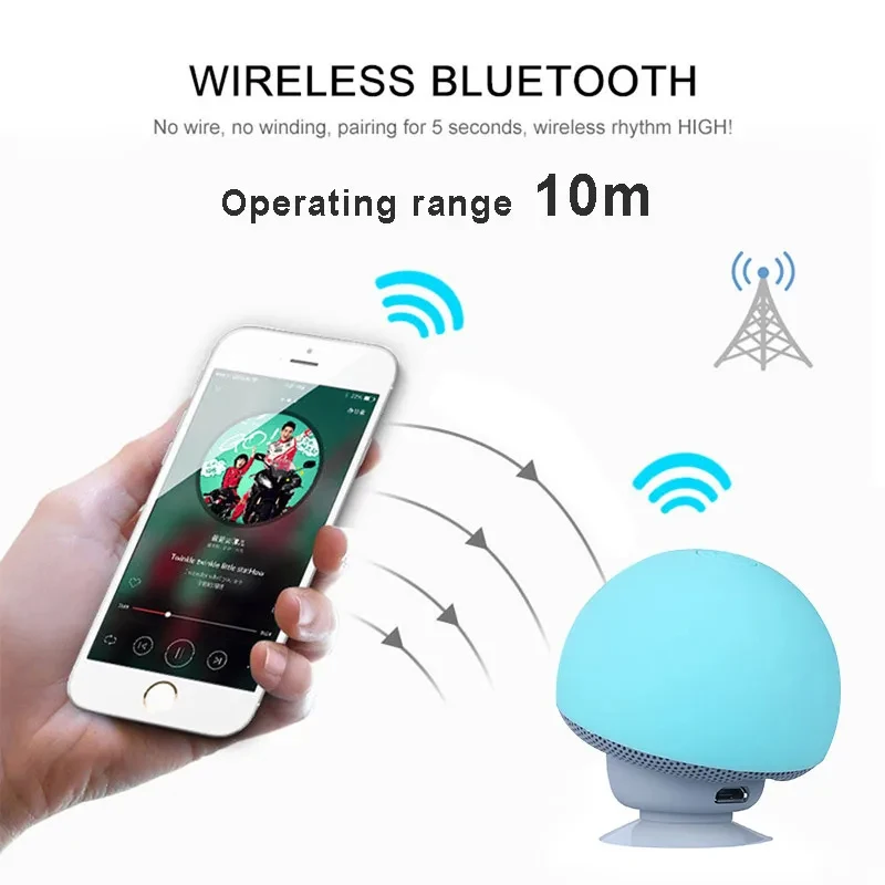 Mini Mushroom Bluetooth Speake - Cajon Musical Instrument review and price