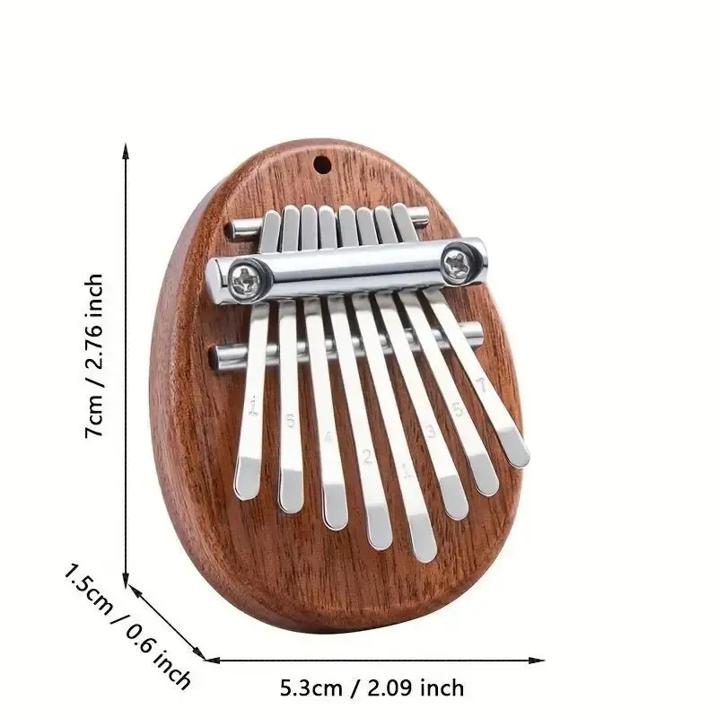 8 Key Mini Wood Kalimba High Q - Musical Instrument Marimba review and price
