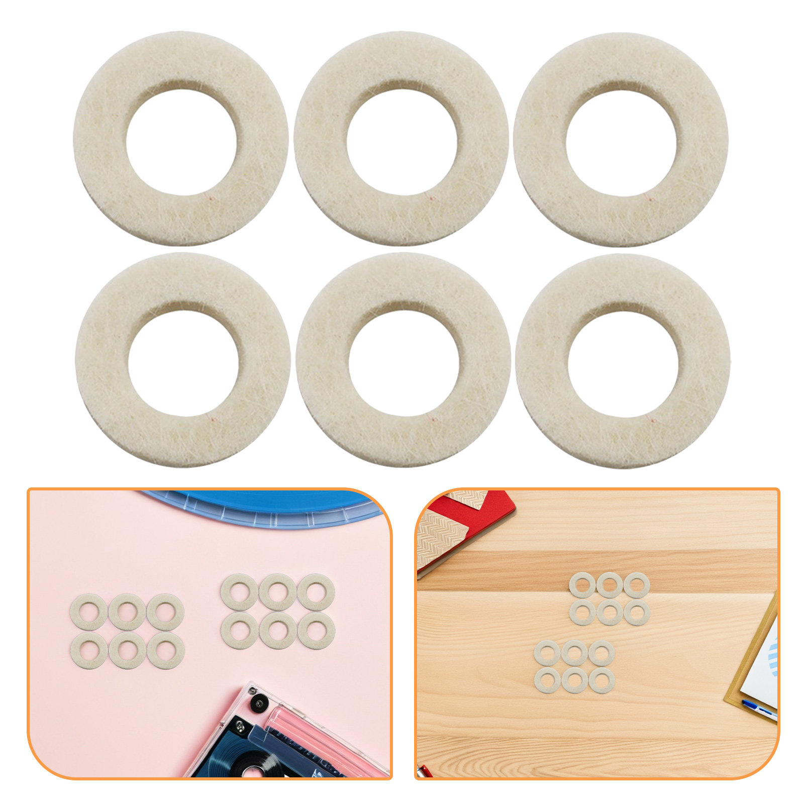 20Pcs Trumpet Valve Felt Pads  - Musical Instrument No Touch review and price