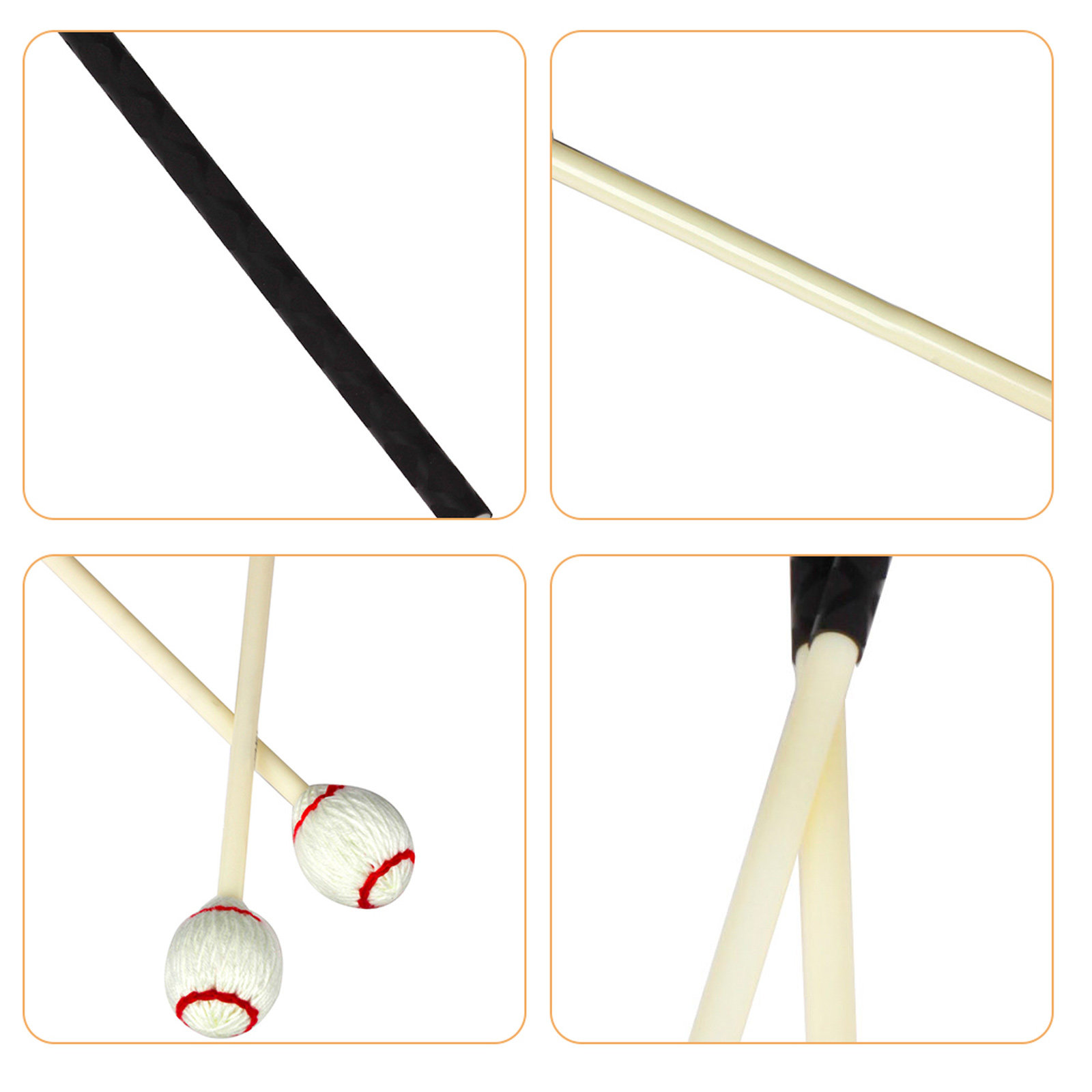 1Pair Marimba Mallet Drumstick - Musical Instrument Marimba review and price