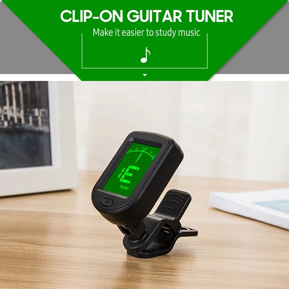 T-02 Guitar Tuner Clip-on Chro - Musical Instrument Note review and price