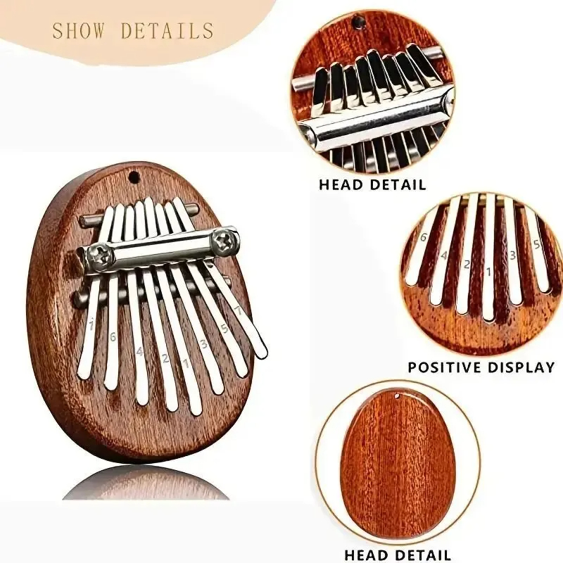 8 Key Mini Wood Kalimba High Q - Musical Instrument Marimba review and price