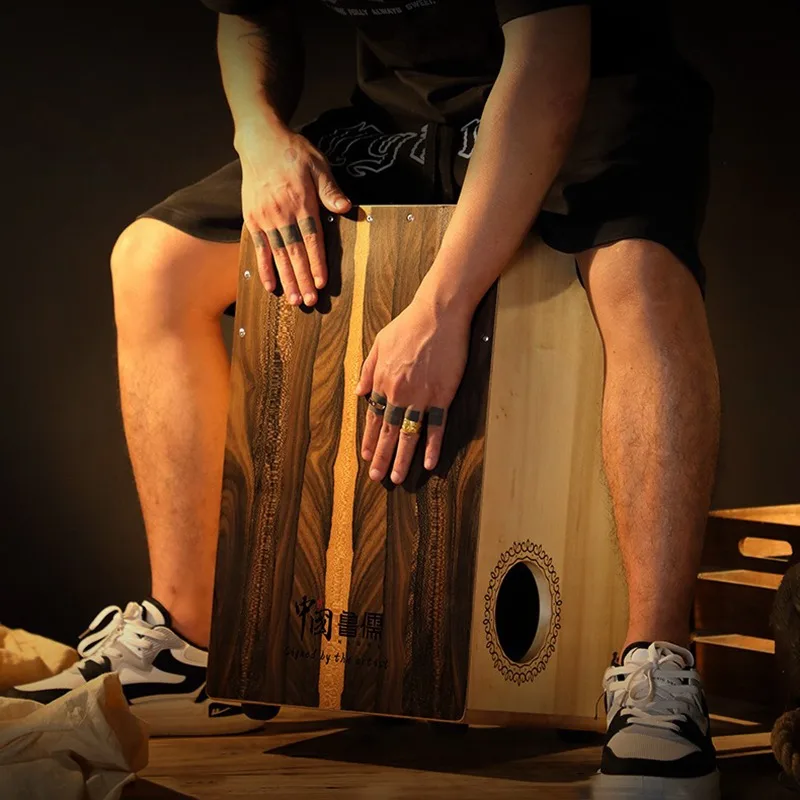 Solid Wood Cajon Box Drum Prof - Cajon Musical Instrument review and price