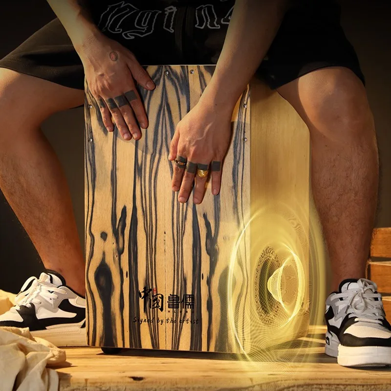 Solid Wood Cajon Box Drum Prof - Cajon Musical Instrument review and price