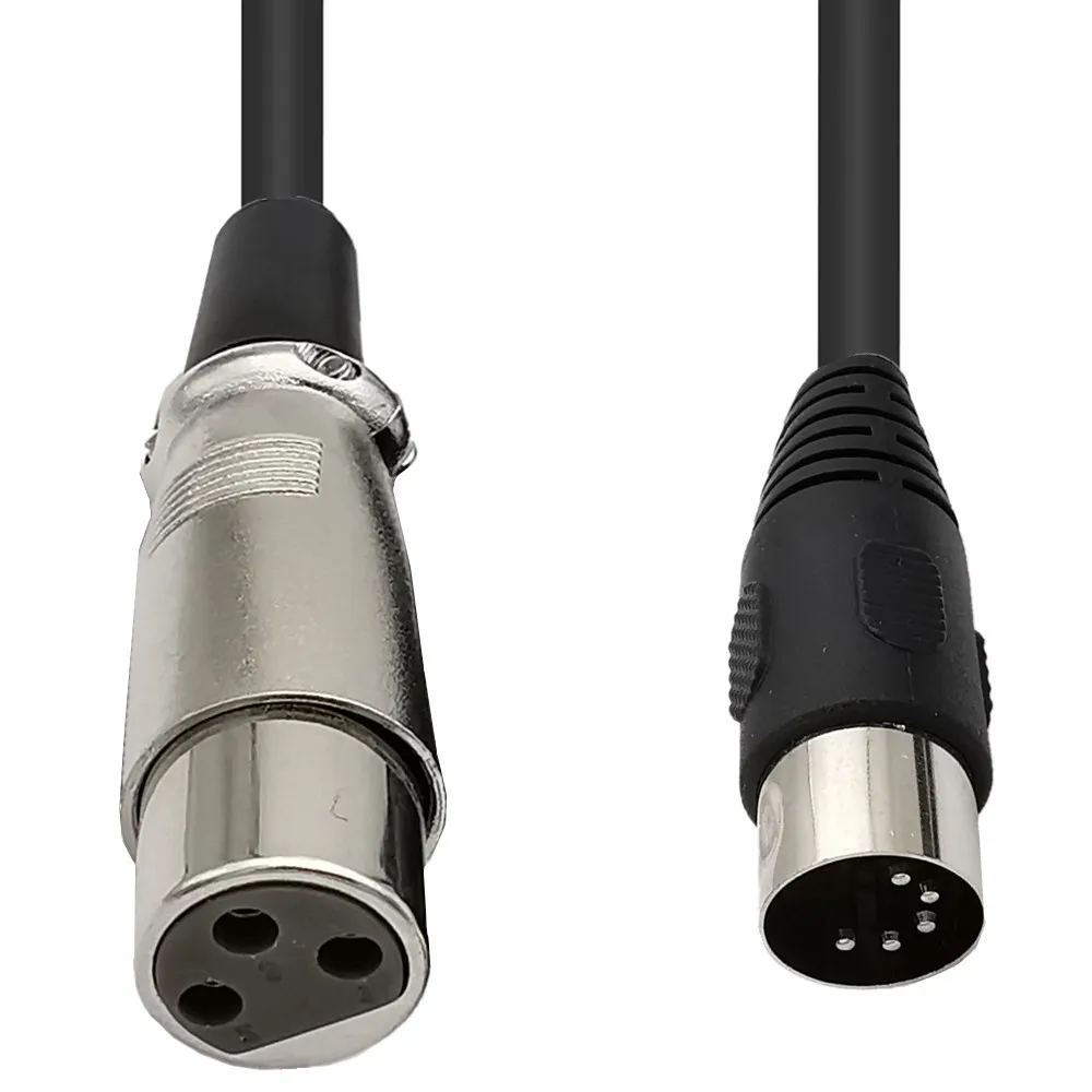 MIDI to XLR Adapter Cable,DIN  - Musical Instrument Video review and price