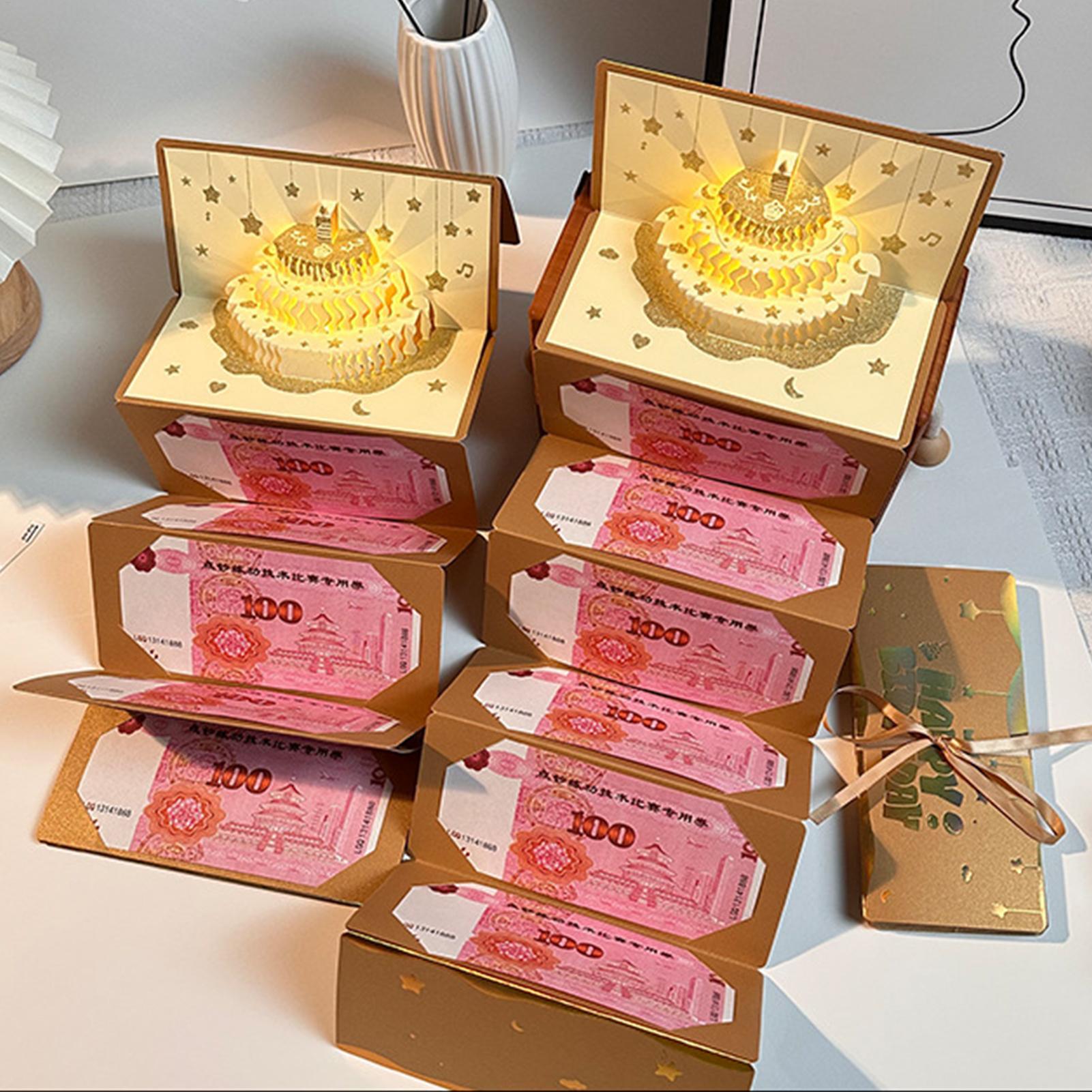 3D Cake Birthday Money Envelop - Cajon Musical Instrument review and price
