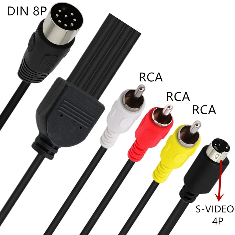 Din 8 Pin to S-video 4P Male 3 - Musical Instrument Video review and price