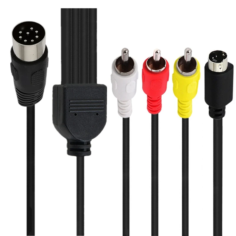 Din 8 Pin to S-video 4P Male 3 - Musical Instrument Video review and price