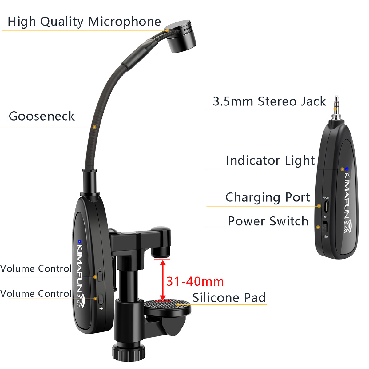 KIMAFUN 2.4G Musical Instrumen - Musical Instrument Video review and price